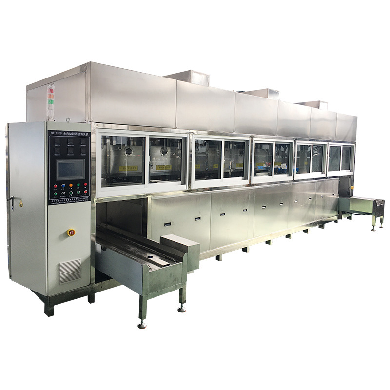 Integrated large-scale fully automatic ultrasonic cleaning machine/industrial ultrasonic cleaning machine hardware for oil and wax removal